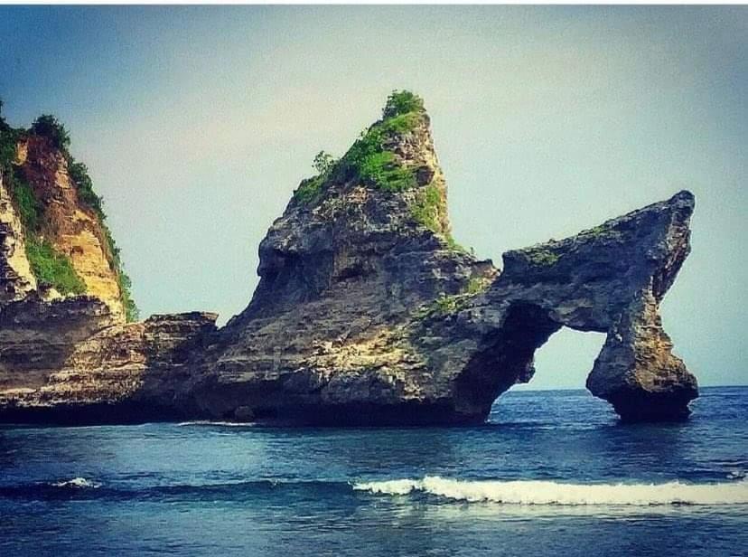 Penida Cottages At Diamond Beach Hills Pelilit Bagian luar foto