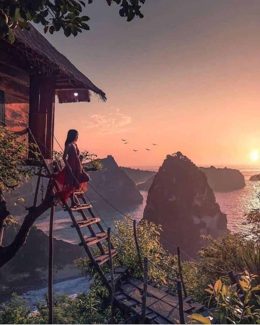 Penida Cottages At Diamond Beach Hills Pelilit Bagian luar foto
